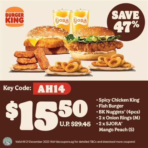 Burger King Launches 14 New Discount Coupons On Burger Meals Buddy