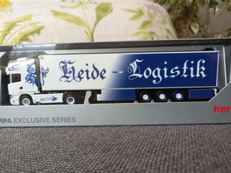 HERPA H0 1 87 in OVP 944618 Scania R TL Kühlkoffer Sattelzug Heide