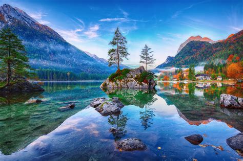 Hintersee Lake, German Alps jigsaw puzzle in Great Sightings puzzles on ...