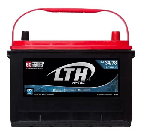 Bateria Lth Hi Tec Modelo H 24r 600 12 Voltios Mebuscar México