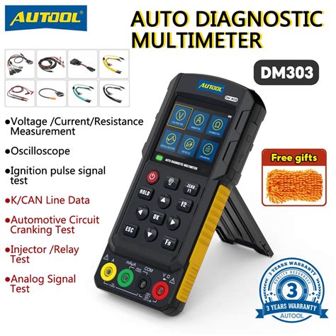 Autool Dm Automotive Diagnostic Multimeter Voltage Measurement