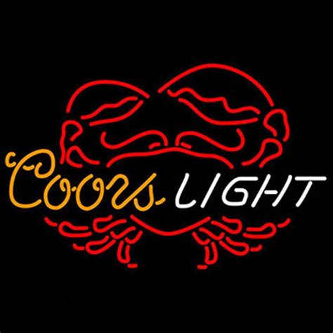 Custom Coors Light Crab Neon Sign Cute Neon Signs Online Usa