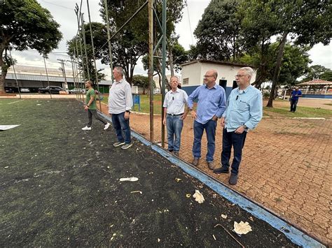 Prefeito Chico Acompanha Início Da Revitalização Da Praça Oscar Ignácio De Souza