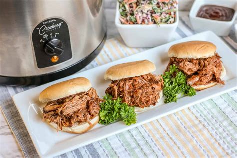 Slow Cooker Barbecue Beef Moore Or Less Cooking