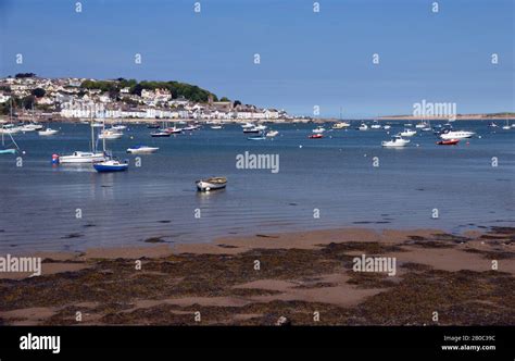 Appledore And Boats On The River Torridge From The Old Railway Line