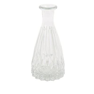 Vase Verre Stri Vintage X Cm Transparent