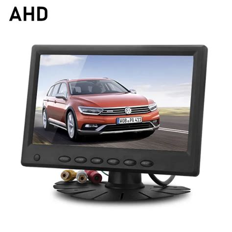 MONITOR AHD Full HD 1080p 7 cali do Busa Tira Kombajnu Ciągnika Kampera RCA