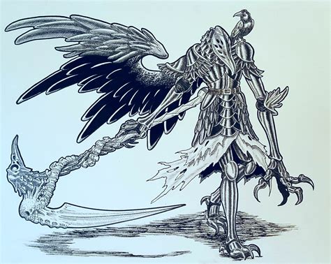 Oc Knight Of The Raven Queen Imaginarycharacters