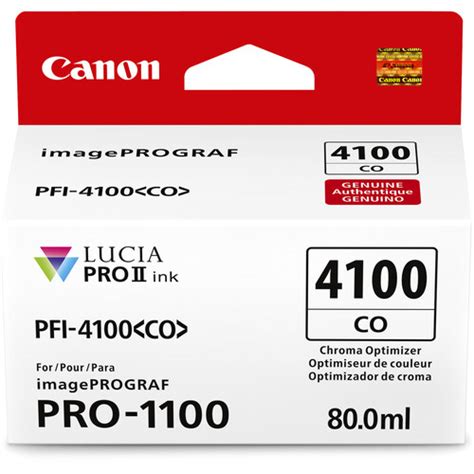 Genuine Photo Black Canon PFI 4100PBK Pigment Ink Tank 80ml