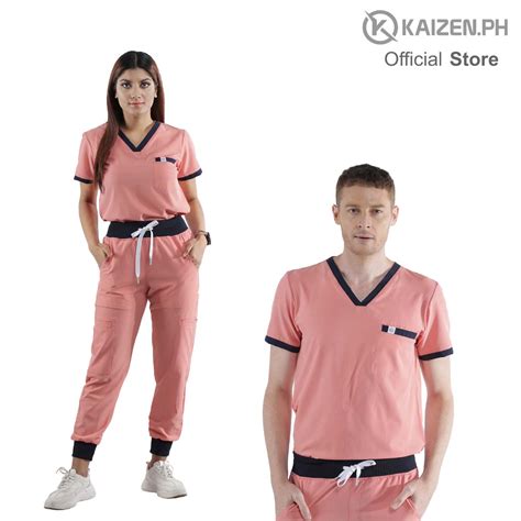 Kss2g 08 Amboy Cut 2 Tone Top Kaizenph Healthcare Apparel