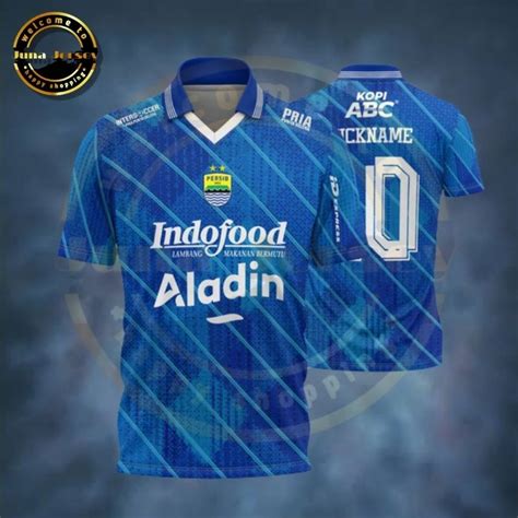 Jual JERSEY PERSIB BANDUNG TERBARU 2023 2024 GRATIS NAMA DAN NO