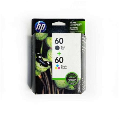 Hp 60 Ink Cartridge Combo Pack Black And Tri Color 2pk Oem Brand New Sealed 889894153623 Ebay