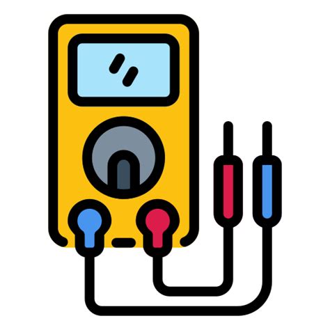 Voltmetro Elettricità Strumento Icone Tools Construction E Equipment