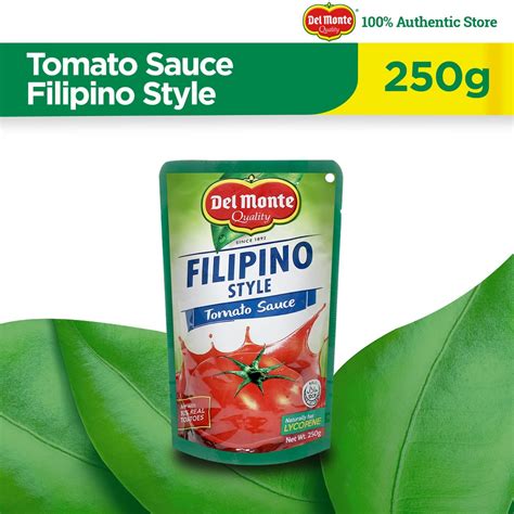 Del Monte Tomato Sauce Filipino Style G Shopee Philippines