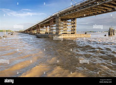 Demerera Harbour Floating Bridge Toll Bridge Demerera River