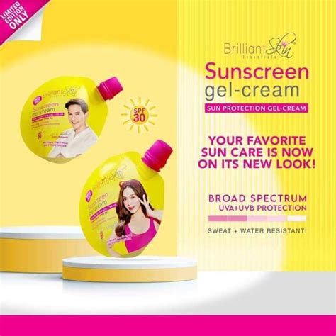 Brilliant Skin Essentials Sunscreen Gel Cream 13g Sachet Lazada Ph