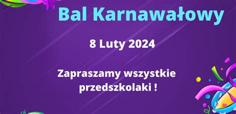 Bal Karnawa Owy Przedszkole Nr W Warszawie