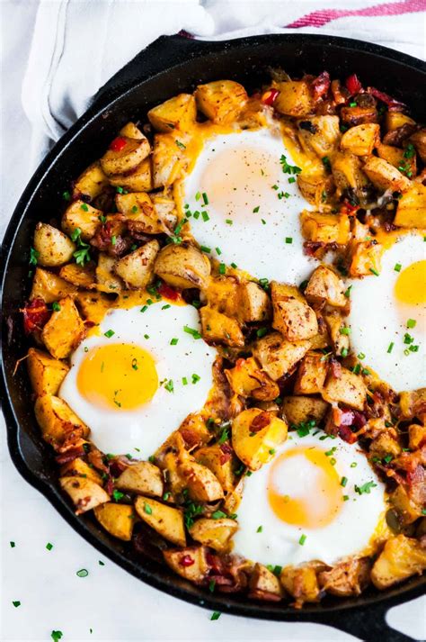 Skillet Potato And Egg Hash Aberdeen S Kitchen