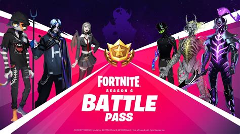 Offizieller Fortnite Season 4 Battle Pass Skins Deutsch Youtube