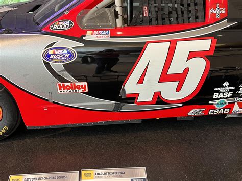 Adam Petty Items at HOF : r/NASCAR