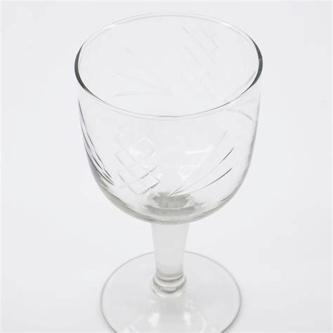 Hand Etched Gin Glass