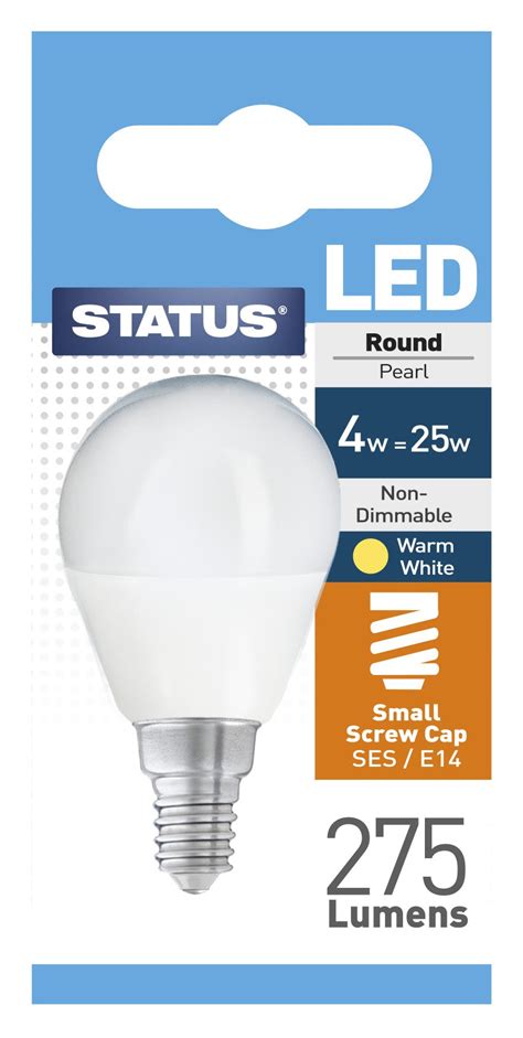 Status LED Golfball Bulb SES Bulbs Lights Mole Avon