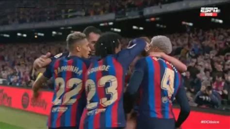 Vídeo Resultado Resumen Y Goles Barcelona Vs Real Madrid 2 1 Jornada