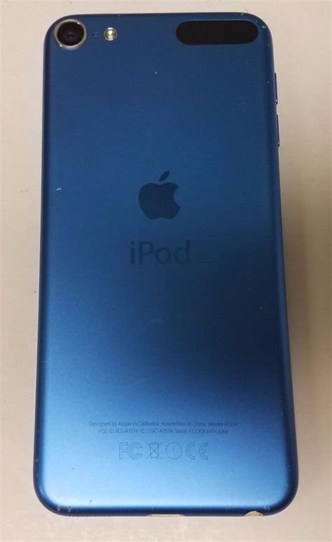 Apple Ipod Touch Th Generation Ios Gb Blue Latest Model