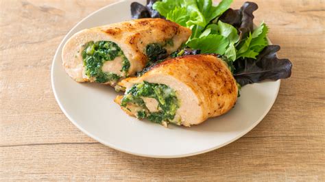 Spinach And Feta Stuffed Chicken Recipe Zaza Recipes