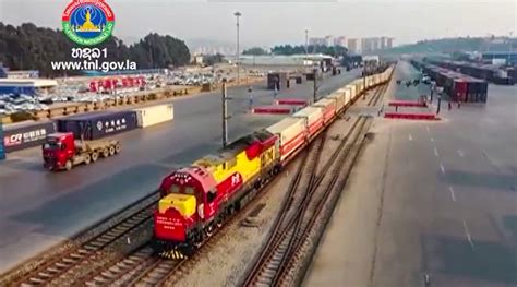 Train Brings Goods From China To Thailand And Back To China For First