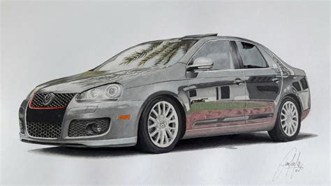 Volkswagen Vento Dibujo Real Sta Speed Drawing Youtube