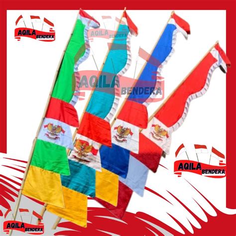 Jual Bendera Umbul Umbul Warna Warni Kuda Laut Shopee Indonesia