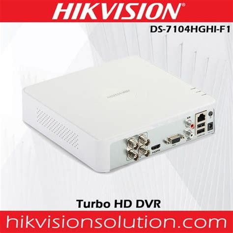 DS 7104HGHI F1 4 Ch 1080p Mini 1U Lite H 264 Turbo HD DVR Best Hikvision