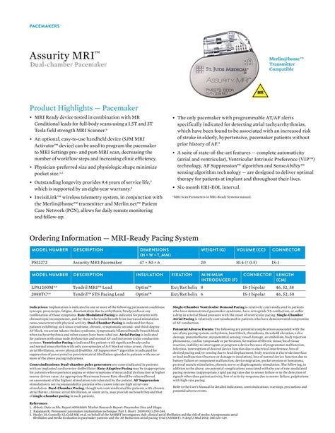 Assurity MRI Dual Chamber Pacemaker User Manual ChatWithManuals