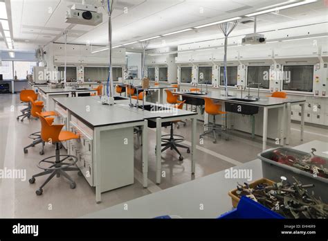 University Science Lab Usa Stock Photo Alamy