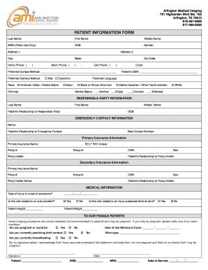 Fillable Online PtRegForm Ami Correct Form Fax Email Print PdfFiller