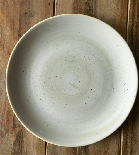 Churchill Stonecast Coupe Plate Nutmeg Cream Platte Teller Porzellan 21