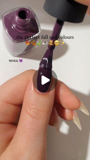 Paula 💅🏻🌙💗 On Instagram The Perfect Fall Shades 🍁☕️🥺🍃 A Lil Swatch