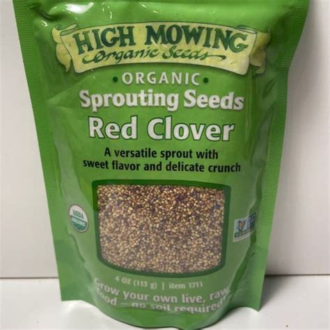 Red Clover Sprouting Seeds Organic Firefly Farm And Mercantile