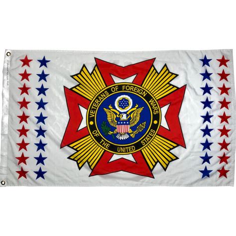 VFW Flag Veterans Of Foreign Wars Flag 3 X 5 Ft Standard Ultimate Flags