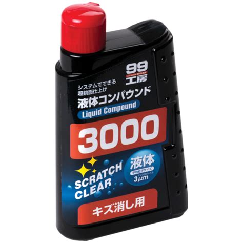 Полироль абразивный Soft99 Liquid Compound #3000, 300 мл 09144Soft99 ...
