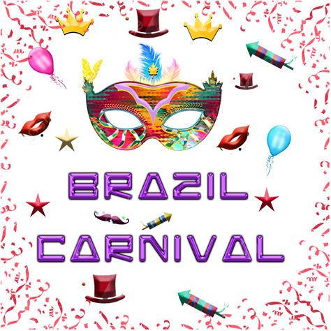 Brazil Carnival White Transparent, Brazil Carnival Festival Design Png, Brazil, Carnival ...