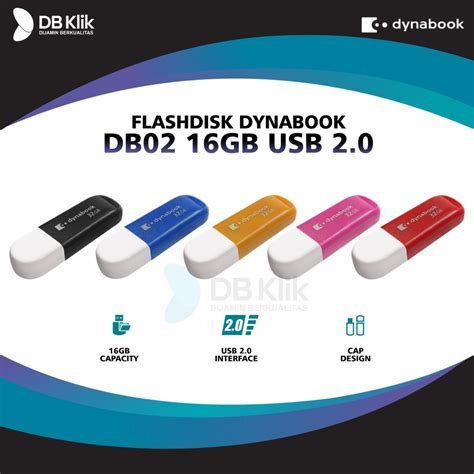 Jual Flashdisk Dynabook Db02 16gb Usb 20 Usb Flash Drive Dynabook