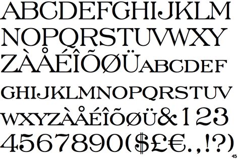 Identifont Engravers Roman