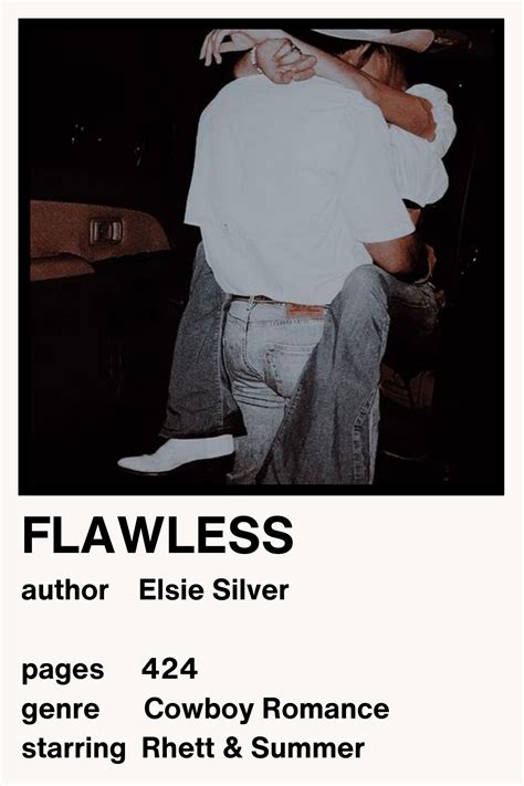 Flawless Elsie Silver | Cowboy romance books, Book aesthetic, Flawless