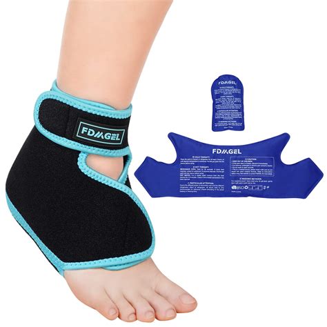 Buy FDMGEL Ankle Ice Pack Wrap For Injuries Reusable Hot Cold