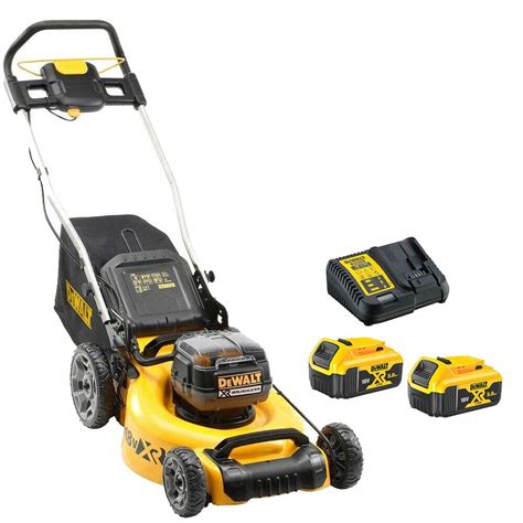 Dewalt Dcmw P Cordless X V Xr Cm Lawn Mower With X Ah