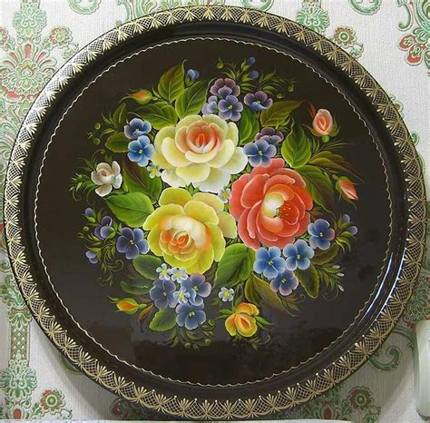 Яндекс.Фотки переехали | Поднос, Художественная роспись, Художественные ...