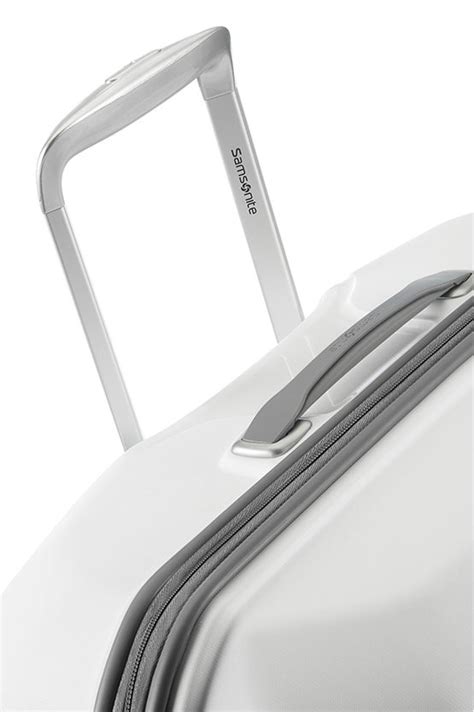 FLUX Trolley Medio 68cm 4R Espandibile Bianco Samsonite Cuoieria Shop