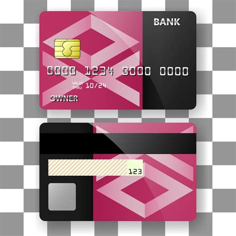 Premium Vector Banking Card Template Background Pinky Art